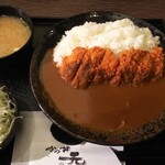 かつ丼元宇治 - ヒレカツカレー(ご飯大盛り)＋豚汁