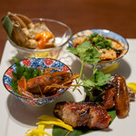 中華ダイニング 一途一心 - 2022.11 前菜盛り合わせ