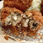 とんかつ 椛 - 断面図