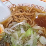 超多加水自家製手揉み麺 きたかた食堂 - 細切りメンマとネギ