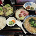 おいしい台所12カ月 - 豚じゃが汁定食 850円