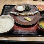 Ootoya - 生さんまの炭火焼き定食