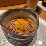 Sushi Rebo - （カウンター）おまかせ 19000円
                        前菜 カラスミのおろし蕎麦