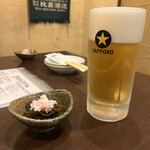 Umi No Mai - お通しと生ビール