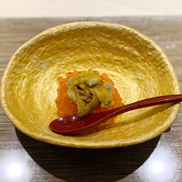 北新地 すし通 - いくらと雲丹の小丼
