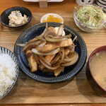 麺食堂 歩ごころ - 日替わりランチ ポークソテー定食