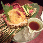 瑠璃の間 - ホヤの刺身