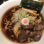 鴨出汁中華蕎麦 麺屋yoshiki - 愛を鶏もつラーメン