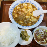 偕楽亭 - 麻婆豆腐定食
