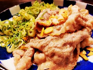 廣島teppan sake wine 90 - 牛コウネ焼きしゃぶ