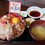 Gochisou Oniku Bisutoro Kuukai - マジ丼極上和牛の甘さ際立つすき焼き丼　2189円