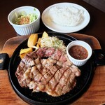 ごちそうお肉ビストロ くう海 - リブロース130g　LINE友達割引きで1320円