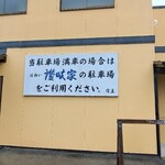 うどんや - 駐車場案内看板