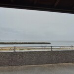 うどんや - 海の景色