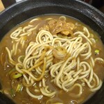ふじ - カレーにネギもいい風味です