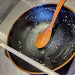 高崎はた山 - 【2022.12.1(木)】スープを全部飲み干しました