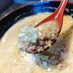 高崎はた山 - 【2022.12.1(木)】担担麵の刻みネギと挽肉