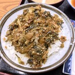 十八番 - 高菜めし。