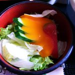 大橋町 野村屋 - 大橋町 野村屋 ＠佐野 サービスセットのサラダ