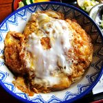 大橋町 野村屋 - 大橋町 野村屋 ＠佐野 カツ丼セットのカツ丼