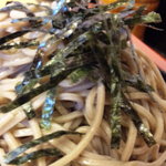 東京庵 - 刻み海苔が載った蕎麦