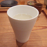 そばの実 一閑人 - 三岳のそば湯割