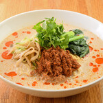 Organic soy milk dandan noodles