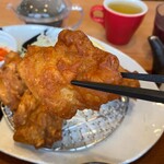 菜々家 - ★ドリンクバー＋ソフトクリーム付き定食（手揉み唐揚げ定食・767円税込）★