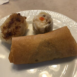 名鉄菜館 - 春巻きしゅうまい大根餅