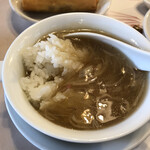 名鉄菜館 - フカヒレスープ飯