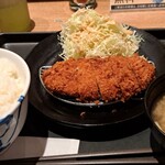 松のや 高松松島店 - ロースカツ定食(ご飯大盛り)