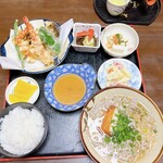 福そば - 料理写真:そば定食(上)