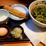 Sobaichi - 今日の 夕食  (*´∀`)♪  追加 ちくわ天  半熟卵 800円