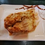 准手打ちな 満福うどん - 鶏天