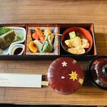 Kenroku Emmi Yoshian - 夕顔弁当　１６５０円