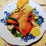 マ･キュイジーヌ - 鶏モモ肉のコンフィ
