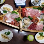 松海荘 - お刺身がいっぱいです〰️‼️