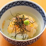 Seafood soup chazuke