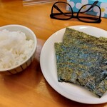 盛多や - ご飯　120円　　海苔　100円