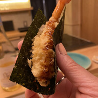 鮨おにかい＋1 - 海老天巻き
