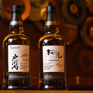 [Carefully selected from overseas and Japan] We have a wide range of whiskeys available.