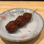 味噌うずら玉子串揚げ(1本)