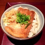 楽釜製麺所 - 大判きつねうどん