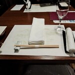 海のホテル島花 - テーブル上