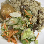 アジアカレーハウス - マトンビリヤニ卵入り