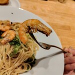 ボーノ - 芝エビは　尾と角が除かれてます　丁寧な仕事