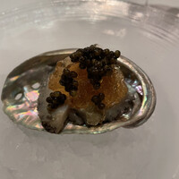 スコルピオーネ 祇園 - ●前菜（鮑　キャビア）