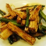 中国麺飯 勇 - マコモダケの炒め物