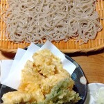 手打ちそば くるみの木 - 鶏天と