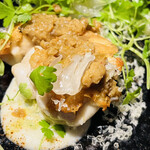 ラ・ヴァガボンド - 白子　セロリの新芽を除いたところ